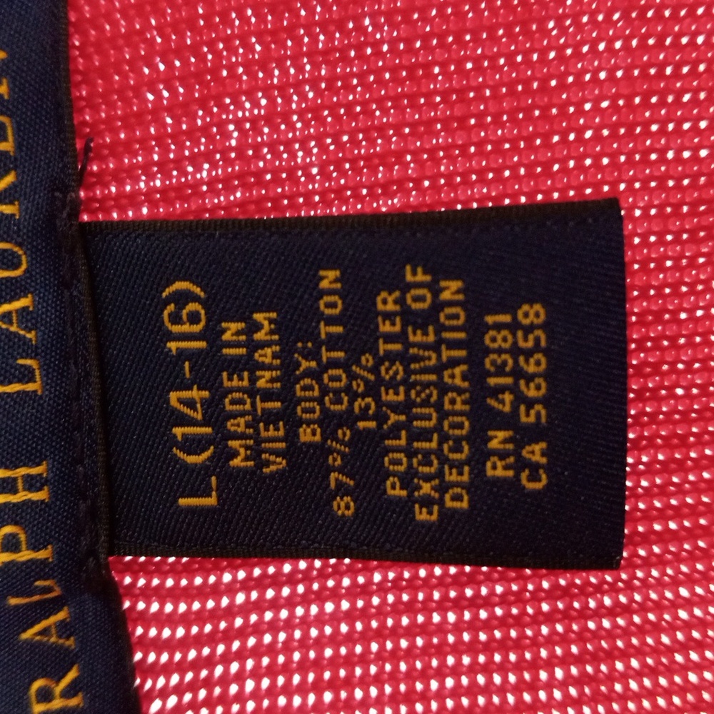 Polo by Ralph Lauren Red Pullover Top - Picture 5 of 5
